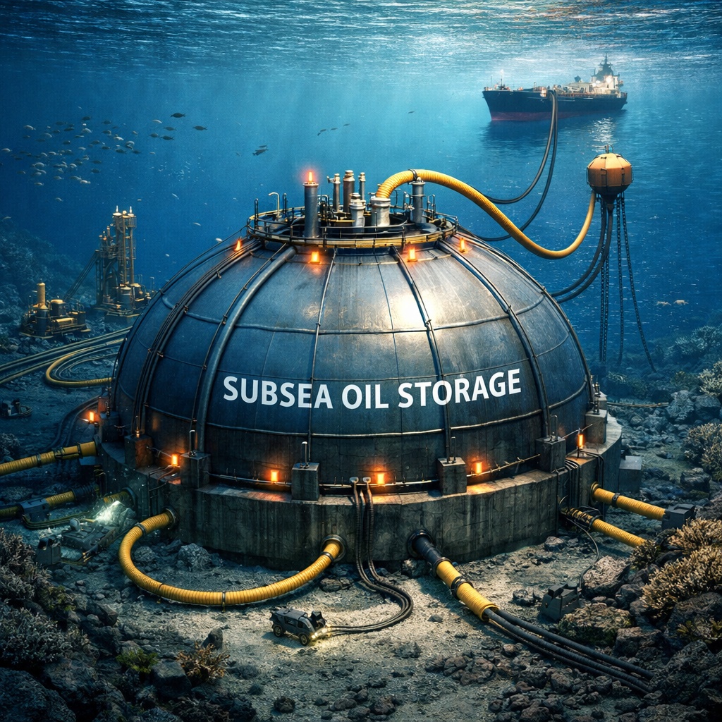 Underwater Oil Storage tank