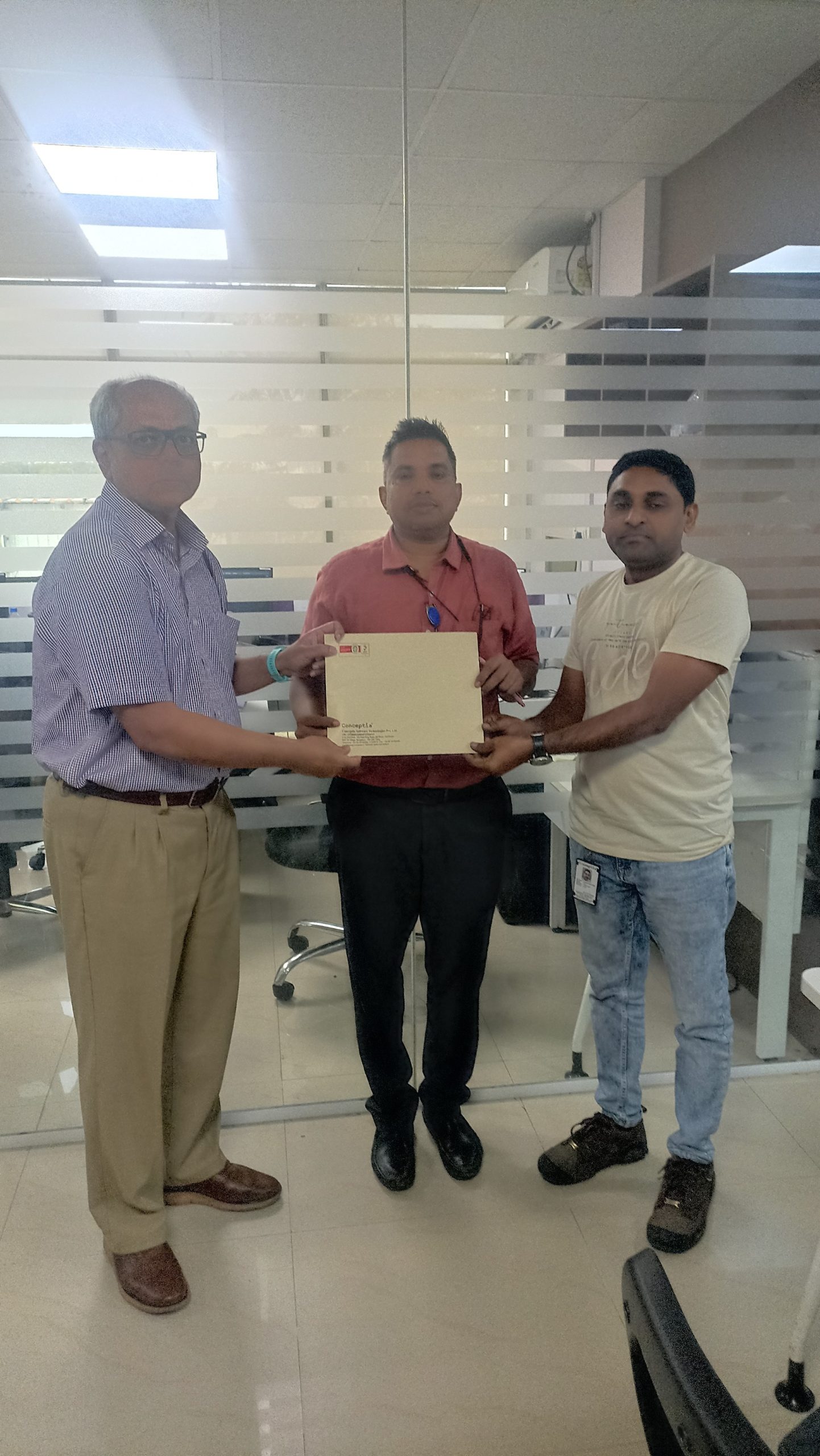 Appreciation & Cash Award for Project Milestone Achievement
